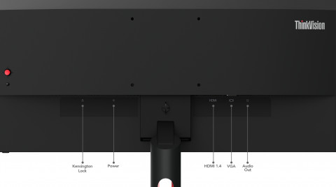 Lenovo ThinkVision S24i­30 23.8"FHD IPS 100Hz 250 nits AG VGA HDMI Raven Black - Galeria zdjęcie 10