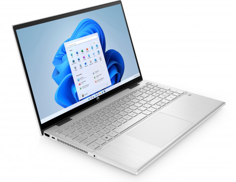 HP Pavilion x360 15-er1002nw i5-1235U 15.6"FHD Touch IPS 250 nits 16GB DDR4 SSD512 Intel Iris Xe Graphics Cam720p Win11 2Y Natural Silver - Galeria zdjęcie 3