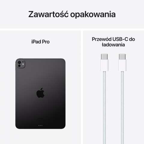Apple 11-inch iPad Pro (M4) WiFi 256GB with Standard glass - Space Black - Galeria zdjęcie 9