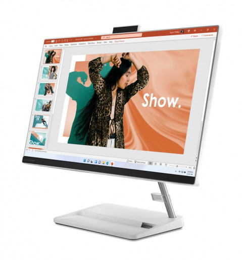 Lenovo IdeaCentre AIO 3 24IAP7 i5-13420H 23.8" FHD IPS 250nits AG 16GB 3200 SSD512 Intel UHD Graphics Win11 White - Galeria zdjęcie 8
