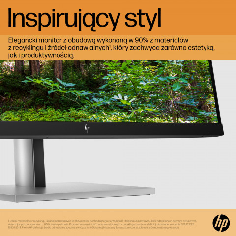 MONITOR HP LED 23,8” E24 G5 (6N6E9AA) - Galeria zdjęcie 6