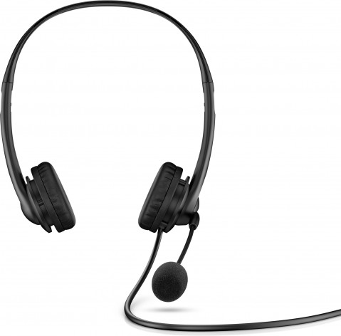 Słuchawki z mikrofonem HP Stereo 3.5mm Headset G2 przewodowe czarne 428H6AA - Galeria zdjęcie 4