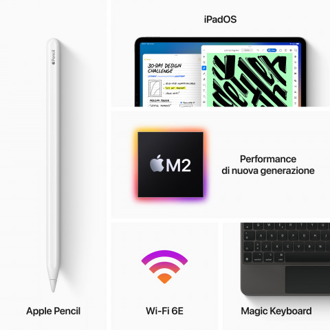 Apple 12.9-inch iPad Pro (6 gen.) Wi-Fi 1TB Silver - Galeria zdjęcie 6