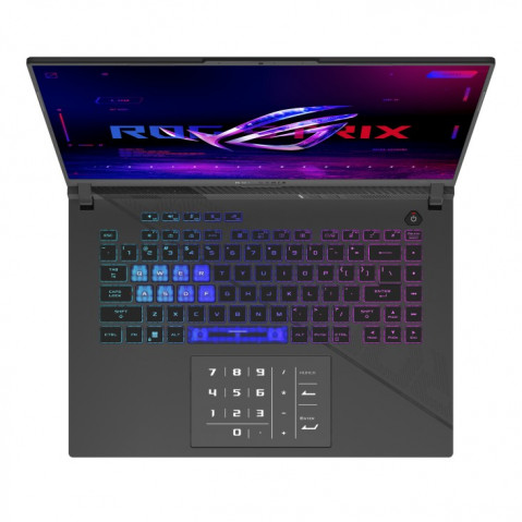 ASUS ROG Strix G16 G614JZR-N4030W i9-14900HX 16.0" 2.5K 240Hz IPS-level 500nits AG 16GB DDR5 5600 SSD1TB GeForce RTX 4080 12GB LAN WLAN+BT Cam720pBacklit Keyboard RGB 90WHrs Win11 Eclipse Gray - Galeria zdjęcie 8