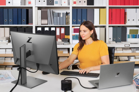 HP Z25xs G3 25"QHD IPS 266nits 60Hz HDMI, DP 1A9C9AA - Galeria zdjęcie 11
