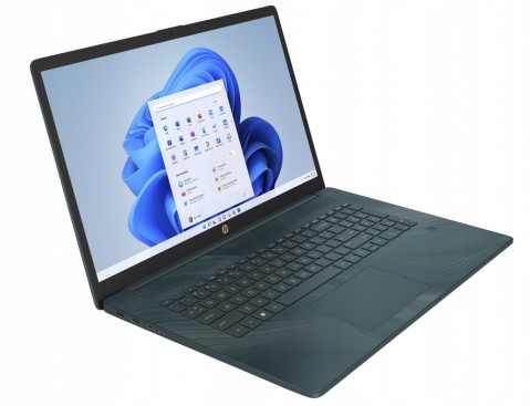 HP 17-cn0055ds QuadCore N4120 17,3"FHD AG IPS 8GB DDR4 SSD256 UHD600 Cam720p BLKB BT 41Wh Win11 (REPACK) 2Y Peacock Teal - Galeria zdjęcie 3