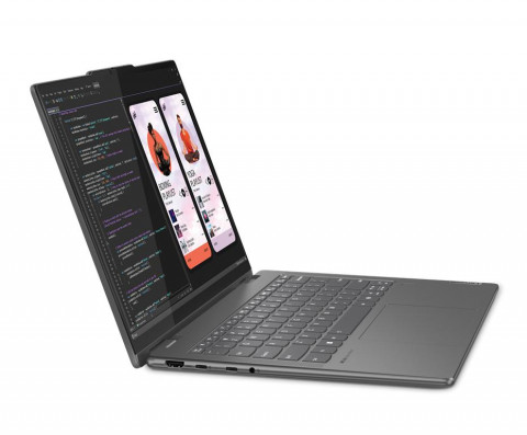 Lenovo Yoga 7 2-in-1 14AHP9 Ryzen 7 8840HS 14" WUXGA OLED 400nits Glossy 16GB LPDDR5x-6400 SSD512 Radeon 760M Graphics Win11 Storm Grey - Galeria zdjęcie 2