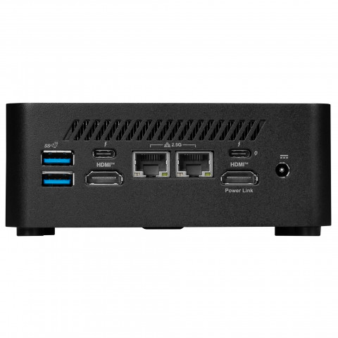 MSI Cubi NUC 1M-003EU i3-100U 8GB SSD512GB Intel UHD Graphics AX211 WiFi 6E Windows 11 Pro Black - Galeria zdjęcie 3