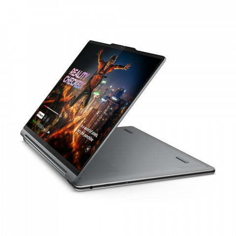 Lenovo Yoga 9 2-in-1 14IMH9 Ultra 7 155H 14" 2.8K OLED 400nits Glossy 120Hz 32GB LPDDR5x-7467 SSD512 Intel Arc Graphics Win11 Luna Grey - Galeria zdjęcie 16