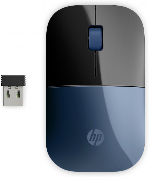 HP Z3700 Wireless Mouse 7UH88AA, czarno-niebieska - Galeria zdjęcie 1