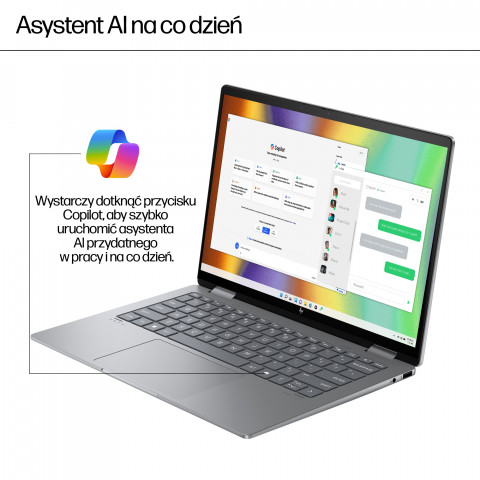 HP ENVY x360 14-fa0400nw Ryzen 5 8640HS 14,0"WUXGA Touch AG IPS300 nits 16GB DDR5 SSD512 Radeon Integrated 5MP W11Pro 2Y Glacier Silver - Galeria zdjęcie 19