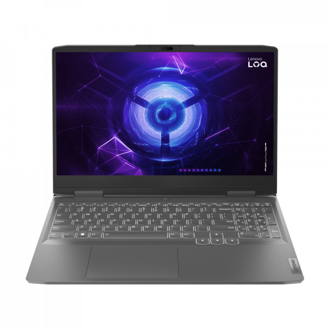 Lenovo LOQ 15IRH8 i5-12450H 15.6" FHD IPS 350nits AG 144Hz 16GB DDR5 4800 SSD512 GeForce RTX 4060 8GB NoOS Storm Grey - Galeria zdjęcie 1