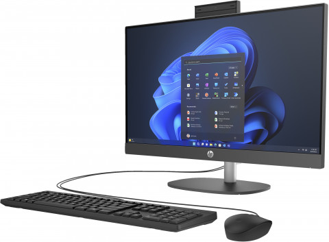 AIO HP 240 G10 i5-1335U 23,8"FHD 250nits AG 8GB DDR4 3200 SSD512 Intel Iris Xe W11Pro 3Y OnSite Black - Galeria zdjęcie 2