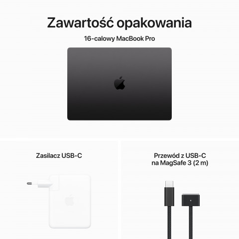 Apple MacBook Pro 16" M3 Pro 12-core CPU + 18-core GPU 36GB 512GB SSD Space Black - Galeria zdjęcie 10