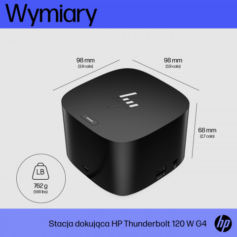 Stacja dokujaca HP Thunderbolt Dock G4 USB-C 120W - Galeria zdjęcie 7