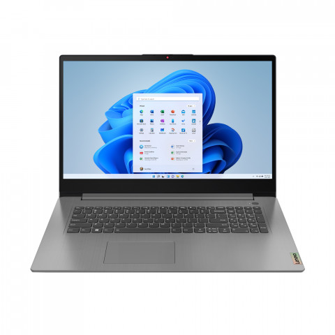 Lenovo IdeaPad 3 17IAU7 i5-1235U 17.3" FHD IPS 300nits AG 16GB DDR4 3200 SSD512 Intel Iris Xe Graphics Win11 Arctic Grey - Galeria zdjęcie 1