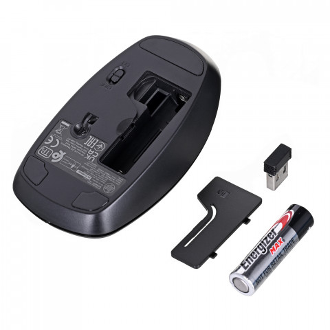 Zestaw klawiatura + mysz HP 230 Wireless Mouse and Keyboard Combo bezprzewodowe czarne 18H24AA - Galeria zdjęcie 8