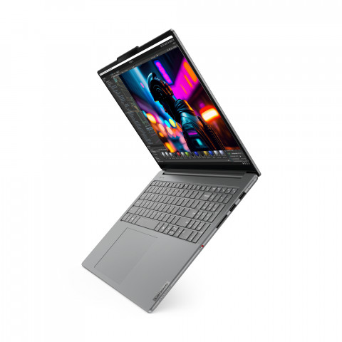 Lenovo Yoga Pro 9 16IMH9 Ultra 7 155H 16" 3.2K Mini LED 1200nits AG 165Hz 16GB LPDDR5x-7467 SSD512 GeForce RTX 4060 8GB Win11 Luna Grey - Galeria zdjęcie 15