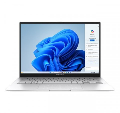 ASUS Zenbook 14 OLED UX3405MA-PP174W Ultra 5 Processor 125H 14.0" 3K 120z 400nits Glossy 16GB LPDDR5X SSD1TB Intel Arc Graphics WLAN+BT Cam 75WHrs Win11 Foggy Silver - Galeria zdjęcie 1