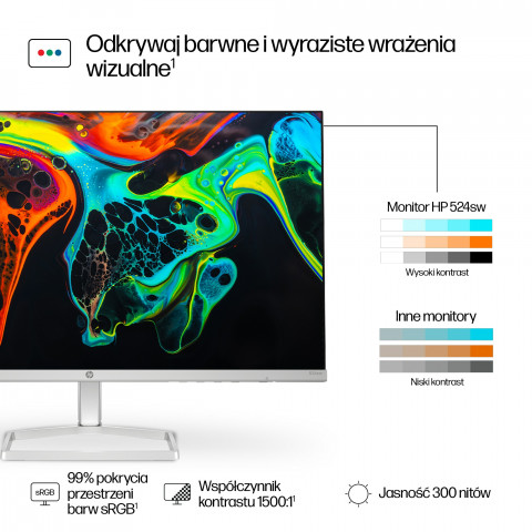 MONITOR HP LED IPS 23,8" 524sw (94C21E9) 100Hz - Galeria zdjęcie 7