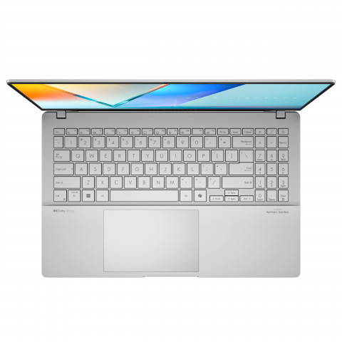 ASUS Vivobook S 15 OLED S5507QA-MA049W Snapdragon X Elite X1E 78 100 15.6" 3K 120Hz 600nits Glossy 32GB LPDDR5X SSD1TB Qualcomm Adreno NPU 45TOPs WLAN+BT Cam 70WHrs Win11 Cool Silver - Galeria zdjęcie 12