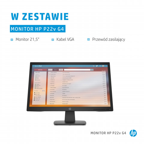 Monitor HP P22v G4 21,5"FHD 5ms 250nits 60Hz HDMI - Galeria zdjęcie 7