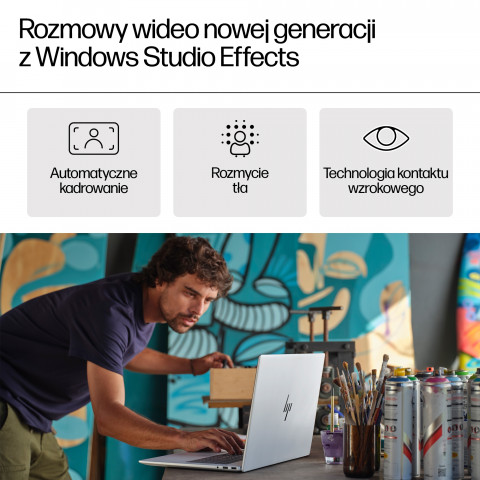 HP ENVY 17-da0006nw Ultra 5 125H 17,3"FHD Touch AG IPS 300nits 16GB DDR5 SSD1TB Intel Arc 5MP W11Pro 2Y Glacier Silver - Galeria zdjęcie 10