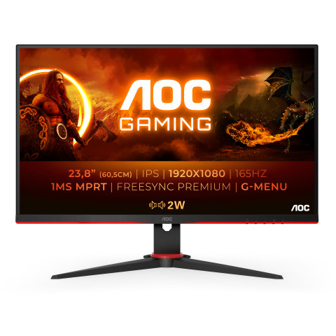 MONITOR AOC LED 23,8" 24G2SPAE/BK 165Hz - Galeria zdjęcie 1
