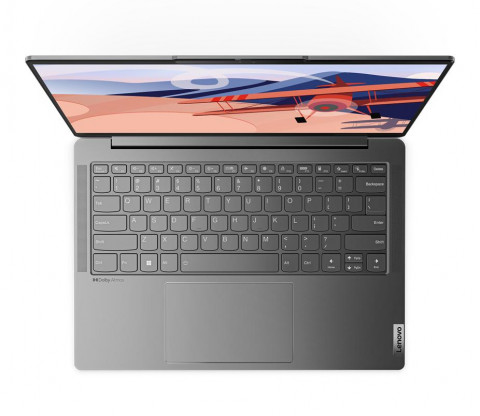 Lenovo Yoga Slim 6 14IAP8 i5-1240P 14" WUXGA OLED 400nits Glossy 60Hz 16GB LPDDR5 4800 SSD512 Intel Iris Xe Graphics Win11 Storm Grey - Galeria zdjęcie 6