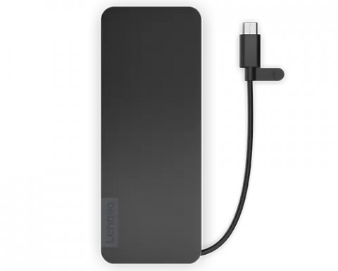 Stacja dokująca Lenovo USB-C Slim Travel Dock 4X11N40212 - Galeria zdjęcie 4