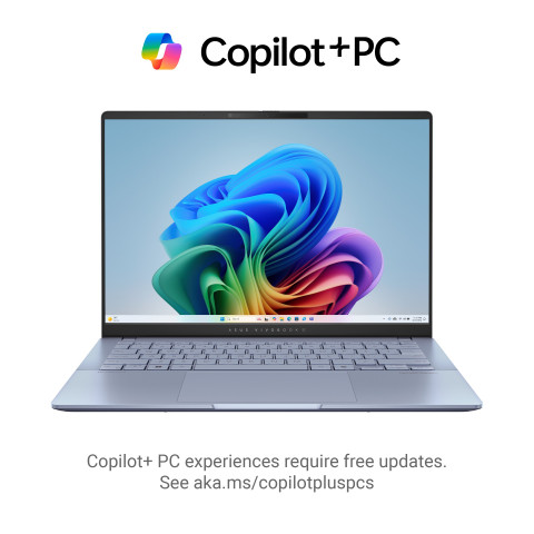 ASUS Vivobook S 14 OLED S5406SA-PP013W Ultra 7 258V 14.0" OLED 3K 120Hz 400nits Glossy 32GB LPDDR5X SSD1TB Intel Arc Graphics WLAN+BT Cam 75WHrs Win11 Mist Blue - Galeria zdjęcie 8