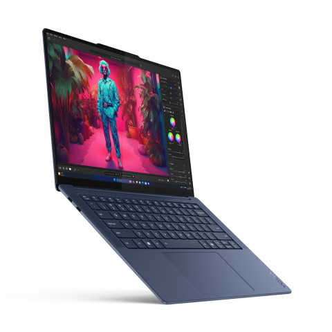 Lenovo Yoga Slim 7 14Q8X9 Snapdragon X Elite X1E-78-100 14,5"3K OLED Touch 90Hz 1000nit 32GB DDR5 SSD1TB Qualcomm Adreno 70Wh Win11 Cosmic Blue 2Y - Galeria zdjęcie 15