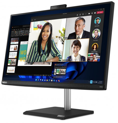 Lenovo ThinkCentre neo 30a 24 i3-1215U 23.8"FHD IPS 250nits AG 8GB SSD256 UHD W11Pro Raven Black 3Y OnSite - Galeria zdjęcie 2
