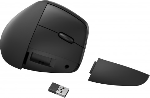 MYSZ optyczna HP 920 Ergo Vertical, bezprzewodowa 6H1A4AA Czarna - Galeria zdjęcie 7