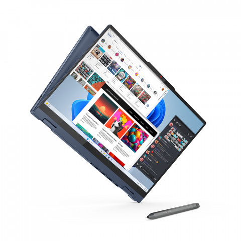 Lenovo 5-16IRU9 Core 7 150U 16" WUXGA Touch 16GB SSD1TB BT BLKB FPR x360 Win11 Cosmic Blue (REPACK) 2Y - Galeria zdjęcie 11