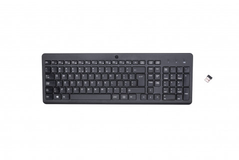Klawiatura HP 220 Wireless Keyboard bezprzewodowa czarna 805T2AA - Galeria zdjęcie 1