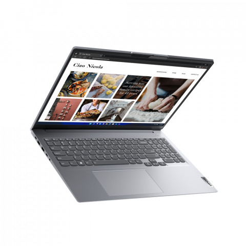 Lenovo ThinkBook 16 G4+ i5-1235U 16.0"WUXGA IPS 300nits AG 16GB LPDDR5-4800 SSD512 Intel Iris Xe Graphics W11Pro Arctic Grey 3Y OnSite - Galeria zdjęcie 4