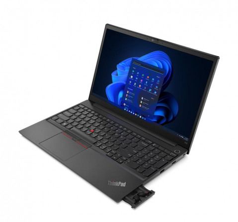 Lenovo ThinkPad E15 G4 Ryzen 5-5625U 15,6”FHD AG 300nit IPS 8GB_3200MHz SSD512 Radeon RX Vega 7 CamIR LAN ALU BLK FPR 57Wh W11Pro 3Y OnSite - Galeria zdjęcie 2