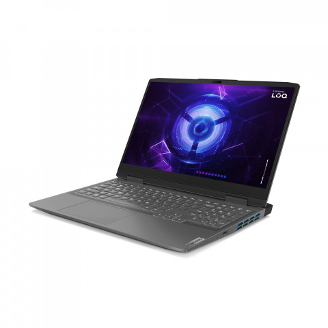 Lenovo LOQ 15IRH8 i5-12450H 15.6" FHD IPS 350nits AG 144Hz 16GB DDR5 4800 SSD512 GeForce RTX 4060 8GB NoOS Storm Grey - Galeria zdjęcie 3