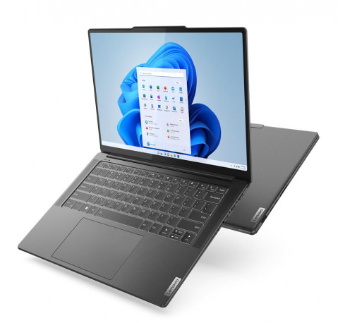 Lenovo Yoga Pro 9 14IRP8 i7-13705H 14.5" 3K IPS 400nits Glossy 120Hz 16GB LPDDR5x-6400 SSD512 GeForce RTX 4050 6GB Win11 Storm Grey - Galeria zdjęcie 13