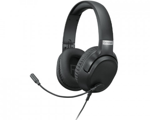 Słuchawki Lenovo IdeaPad Gaming H100 Headset Black - Galeria zdjęcie 3
