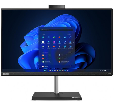 Lenovo ThinkCentre neo 30a 24 i3-1215U 23.8"FHD IPS 250nits AG 8GB SSD256 UHD W11Pro Raven Black 3Y OnSite - Galeria zdjęcie 4