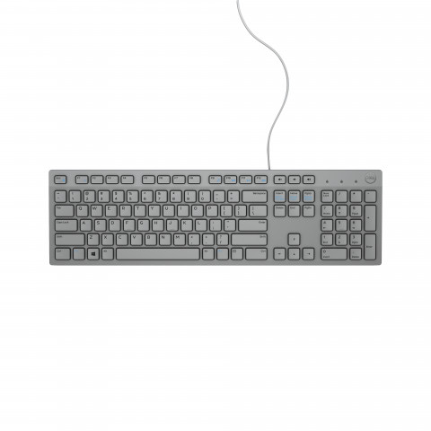 Dell Multimedia Keyboard-KB216 - US International (QWERTY) - Grey - Galeria zdjęcie 1