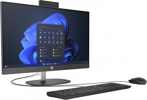 AIO HP 240 G10 i5-1335U 23,8"FHD 250nits AG 8GB DDR4 3200 SSD512 Intel Iris Xe W11Pro 3Y OnSite Black - Galeria zdjęcie 3