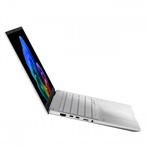 ASUS Vivobook S 15 OLED S5507QA-MA049W Snapdragon X Elite X1E 78 100 15.6" 3K 120Hz 600nits Glossy 32GB LPDDR5X SSD1TB Qualcomm Adreno NPU 45TOPs WLAN+BT Cam 70WHrs Win11 Cool Silver - Galeria zdjęcie 4