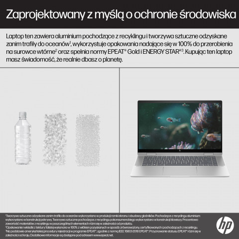 HP ENVY x360 15-fe0015nw i5-1335U 15.6"FHD Touch OLED Low Blue Light 400 nits 16GB LPDDR5 SSD512 Intel Iris Xe Graphics No ODD Win11 2Y Natural silver - Galeria zdjęcie 32