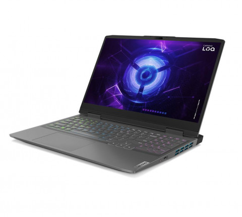 Lenovo LOQ 15IRH8 i5-12450H 15.6" FHD IPS 350nits AG 144Hz 16GB DDR5 4800 SSD512 GeForce RTX 4050 6GB NoOS 3Y Storm Grey - Galeria zdjęcie 3
