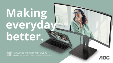 MONITOR AOC LED 34" CU34P3CV - Galeria zdjęcie 14