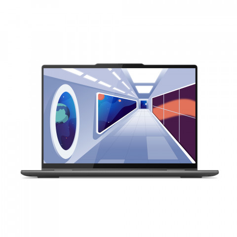 Lenovo Yoga-7-14IRL8 i5-1335U 14" 2.2K Touch IPS 16GB LPDDR5-5200 SSD512 IrisXe BT BLKB FPR x360 PEN Win11 Storm Grey (REPACK) 2Y - Galeria zdjęcie 2