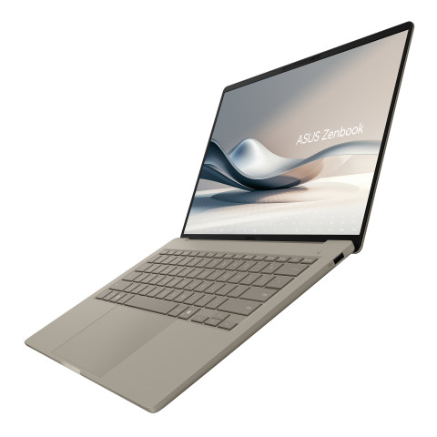 ASUS Zenbook A14 UX3407RA-QD020W X Elite X1E 78 100 14.0" WUXGA OLED 60Hz 400nits Glossy 32GB LPDDR5X SSD1TB Qualcomm Adreno GPU WLAN+BT Cam 70WHrs Win11 Zabriskie Beige - Galeria zdjęcie 5